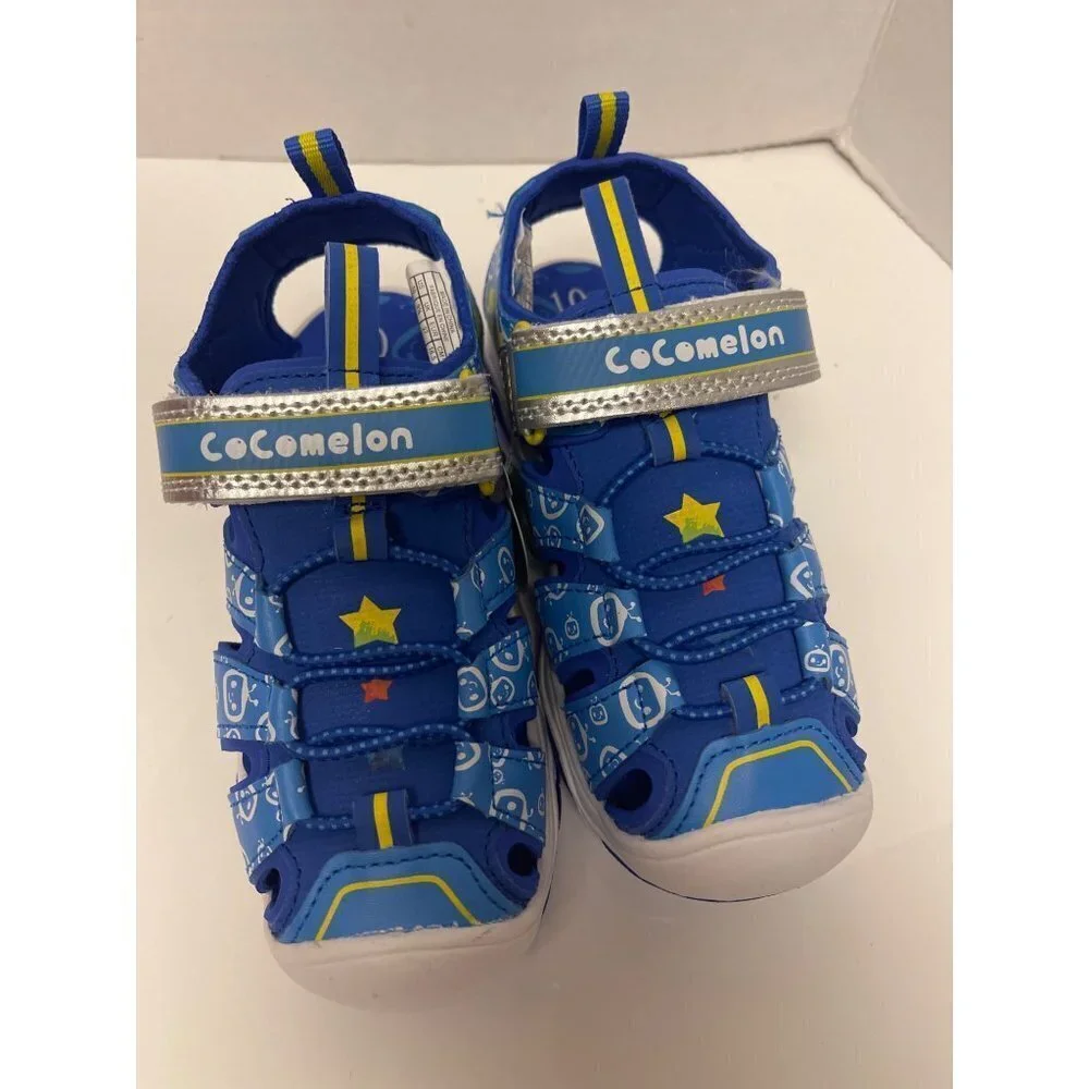 NEW! Cocomelon Blue Light Up Sport Sandal Light Up Boy's Size 10